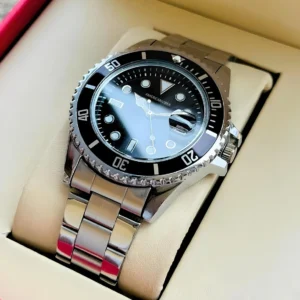 Americanviber Adjustable Free Size Lock Date Function watch