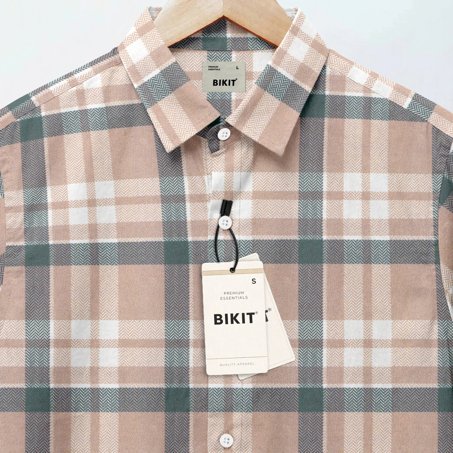 BIKIT Men Regular Fit Checkered Spread Collar Casual Shirt