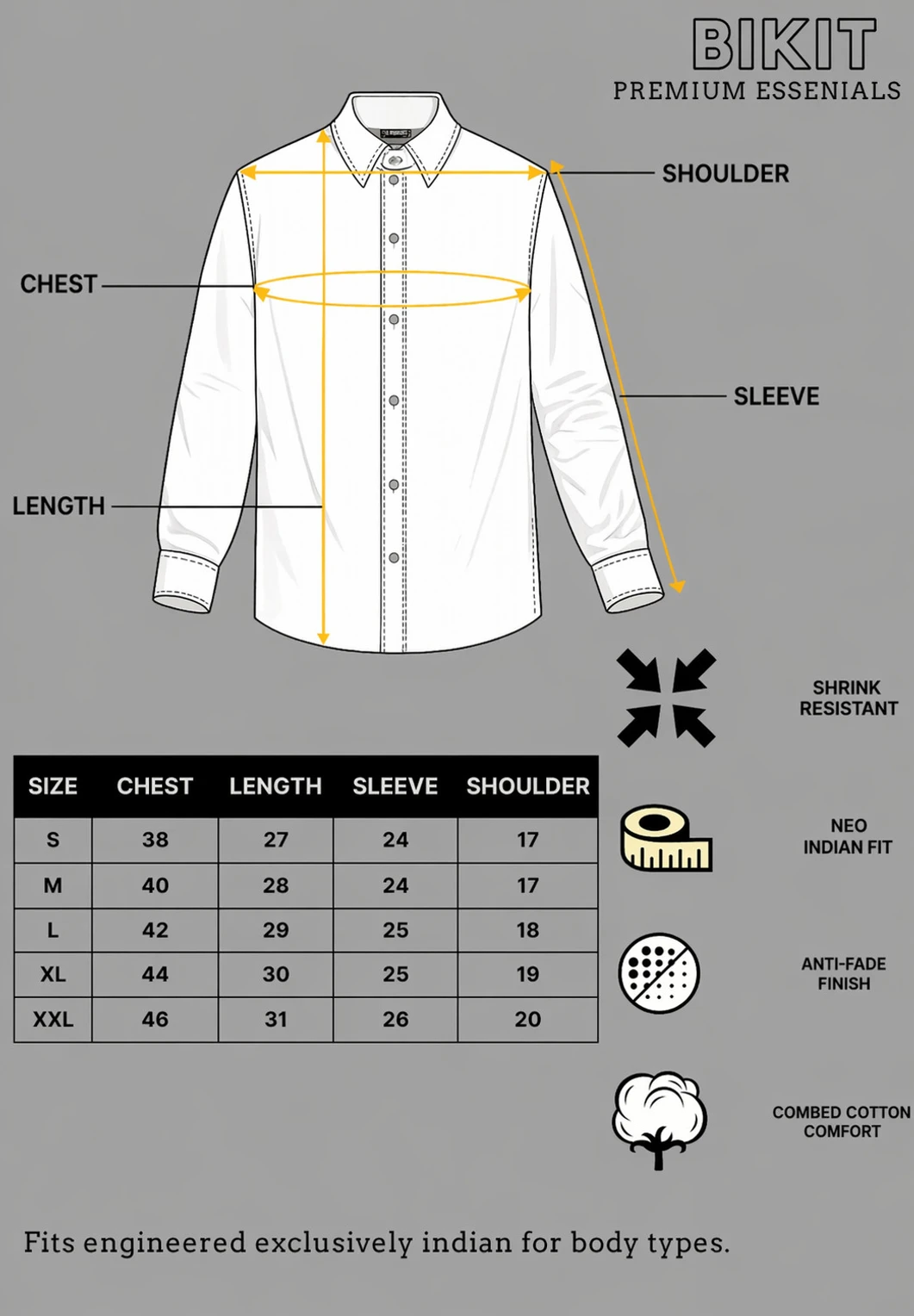 BIKIT Men Regular Fit Checkered Spread Collar Casual Shirt