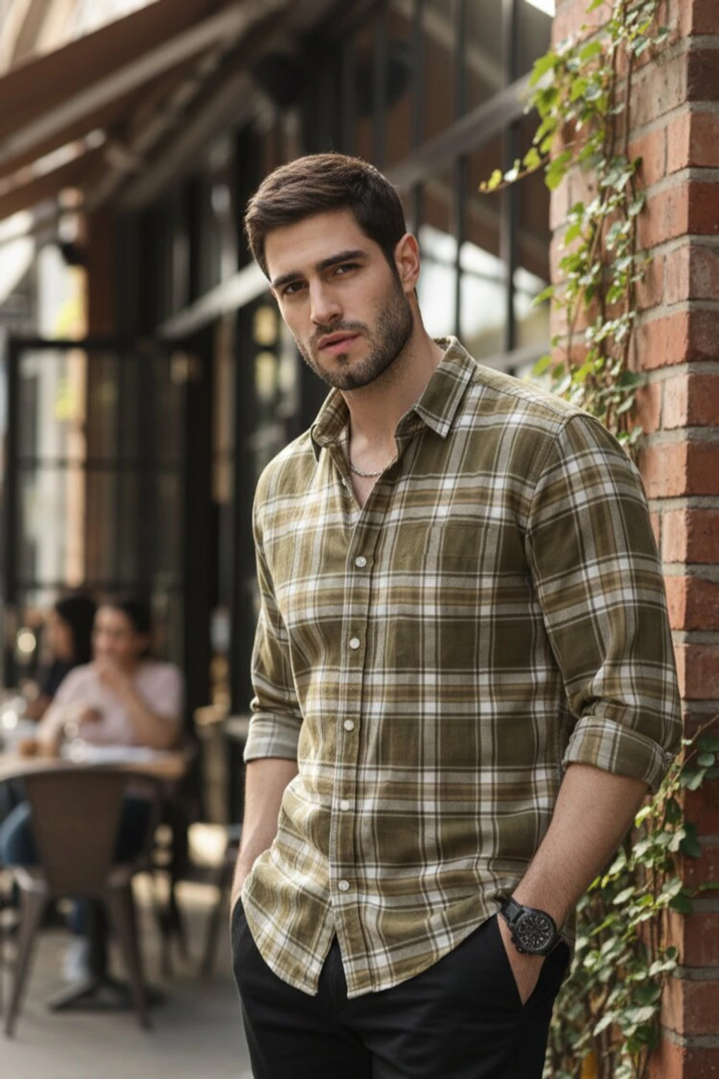 Roadster Men Regular Fit Solid Spread Collar Casual Shirt